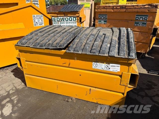 2 cyd Front End Loader Waste Container Rezervni delovi za otpad, kamenolome i reciklažu