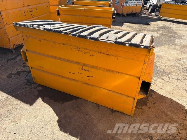 2 cyd Front End Loader Waste Container Rezervni delovi za otpad, kamenolome i reciklažu
