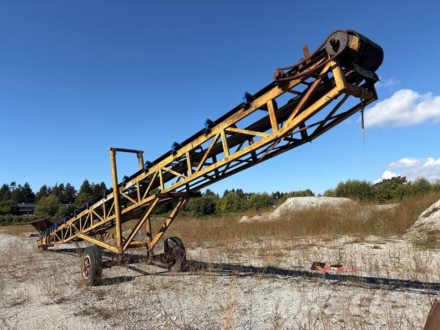 20 in x 58 ft Portable Stacking Conveyor Przenośniki taśmowe