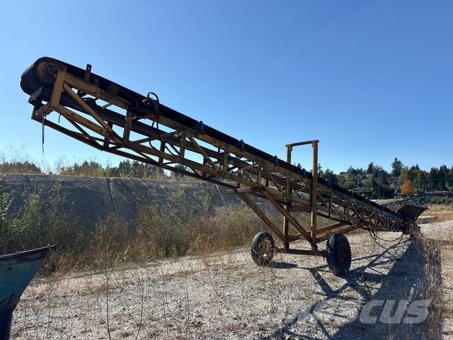 20 in x 58 ft Portable Stacking Conveyor Przenośniki taśmowe