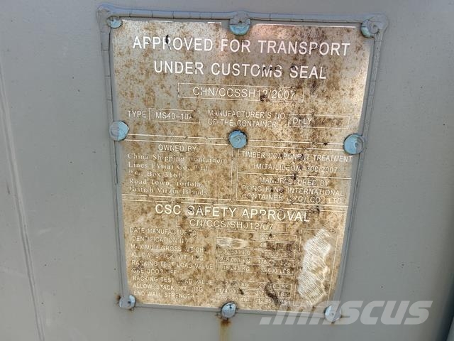 2007 40 ft Multi-Door Storage Container Lagercontainere
