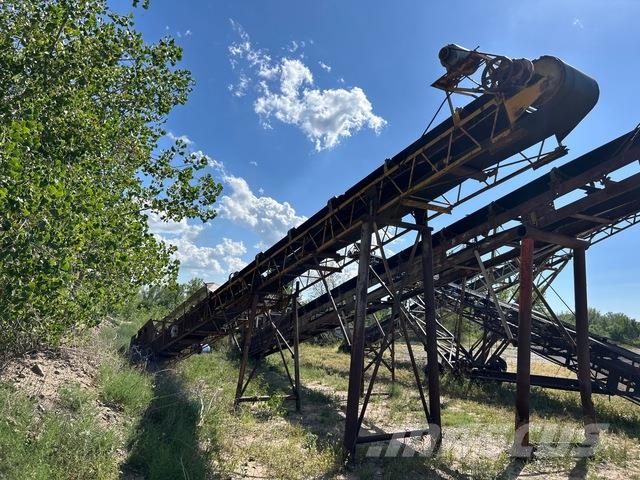 24 in x 48 ft Stationary Transfer Conveyor Rullebånd