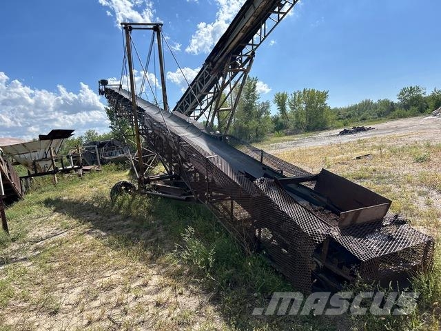 24 in x 60 ft Portable Radial Stacking Conveyor Transportne trake