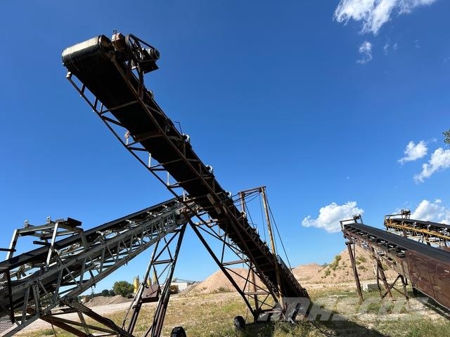 24 in x 60 ft Portable Radial Stacking Conveyor Transportne trake