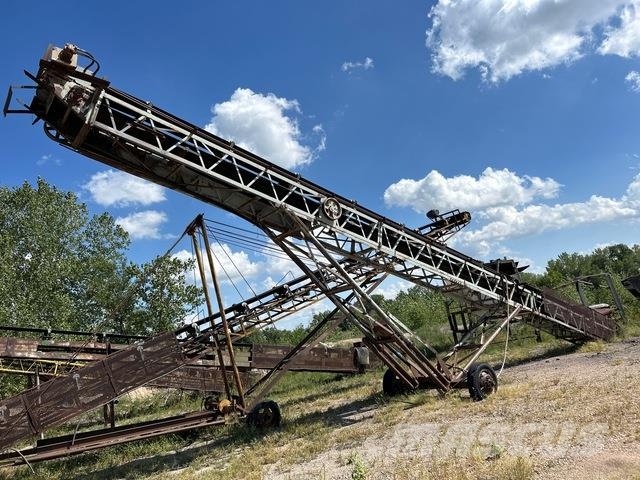  24 in x 68 ft Portable Transfer Conveyor Rullebånd