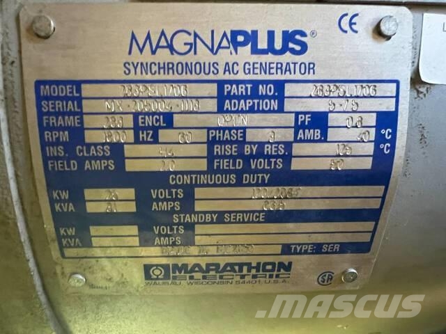 25kW Diesel Generator Set w/ Power Distribution Co مولدات ديزل