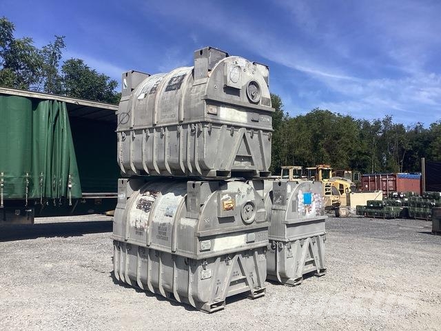  (3) Assorted F404 Jet Engine Shipping & Storage Co Contenedores de almacenamiento