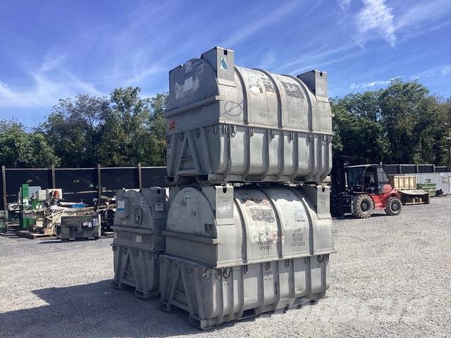  (3) Assorted F404 Jet Engine Shipping & Storage Co Contenedores de almacenamiento