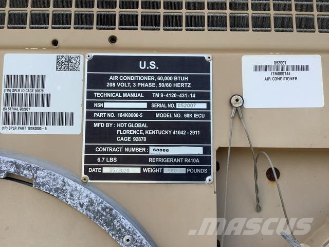 (4) Assorted 60K IECU Air Conditioners Isıtma ve çözme ekipmanı