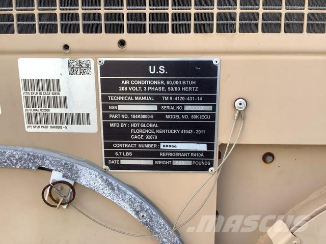 (4) Assorted 60K IECU Air Conditioners Isıtma ve çözme ekipmanı
