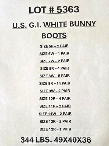 (41) U.S. G.I. White Bunny Boots Pneumatiky, kola a ráfky