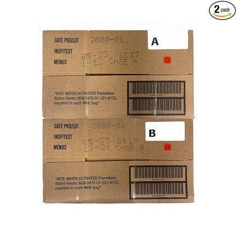 48 Cases Military MRE Meals Ready To Eat Other