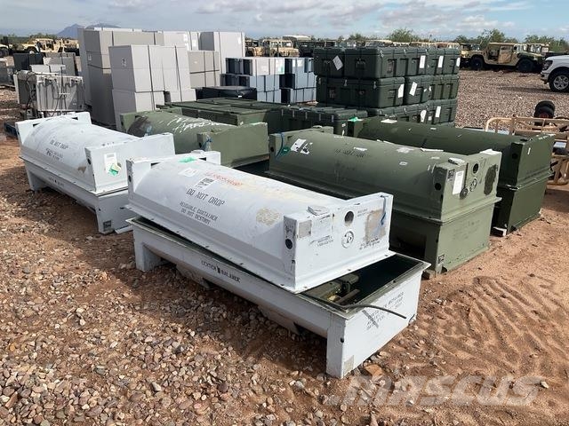 (5) 8115CON019-1 Metal Storage Containers 보관 컨테이너