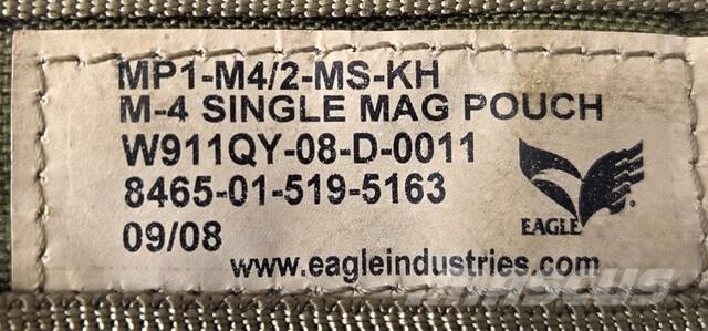 (50) Unused Eagle Industries Khaki M4 Single/Doubl Stavebnictví - ostatní