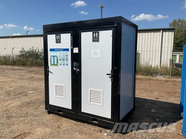  79 in x 47 in 2 Person Skid-Mounted Portable Toile Celtniecības moduļi