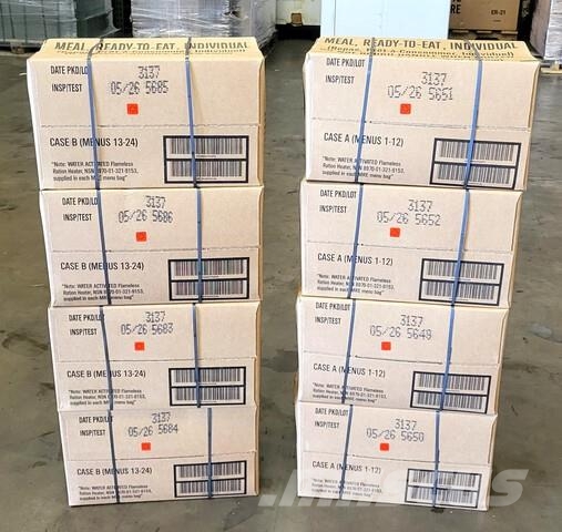 (8) Cases of Genuine U.S. G.I. Military MRE'S (Mea 건설 장비 - 기타