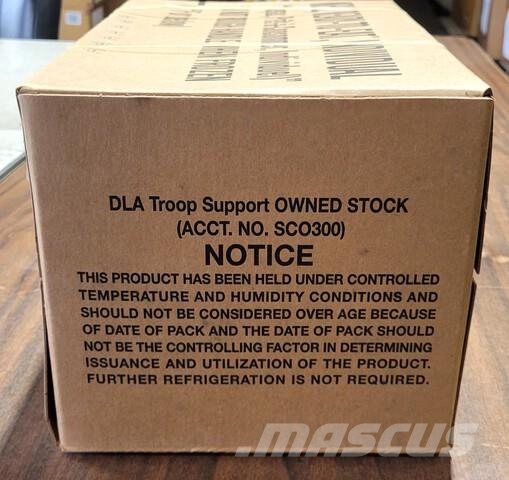 (8) Cases of Genuine U.S. G.I. Military MRE'S (Mea 건설 장비 - 기타