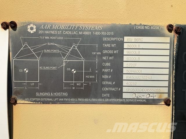 AAR Mobility Systems ISU 96RC Anlegg - Annet