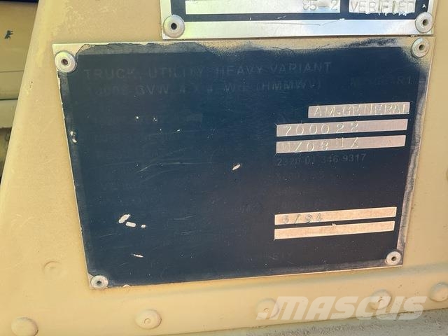 AM General M1097R1 Furgonetas caja abierta
