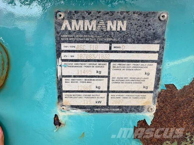 Ammann ASC 110D Rodillos de un solo tambor