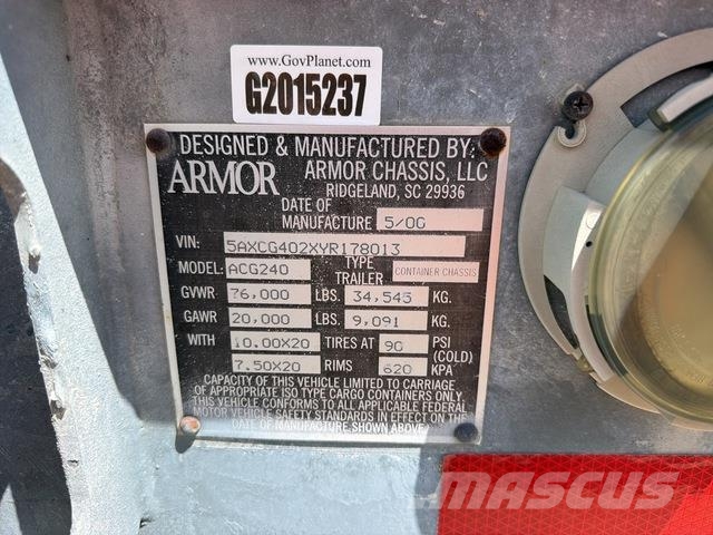Armor Chassis ACG240 Kontejnerske prikolice