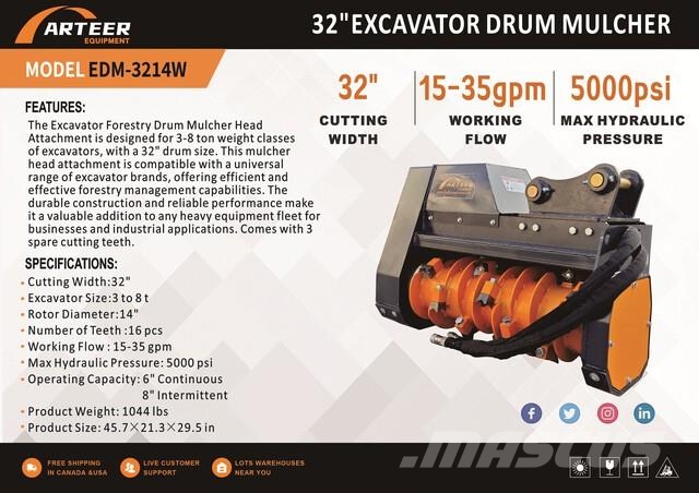 Arteer EDM-3214W Outros componentes