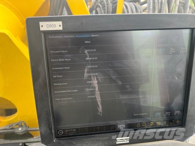 Atlas Copco Boomer XE3C Druga podzemna oprema