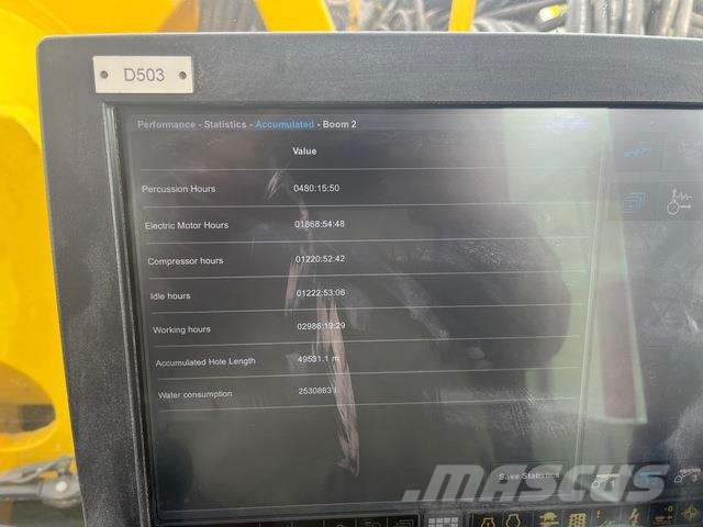 Atlas Copco Boomer XE3C Druga podzemna oprema