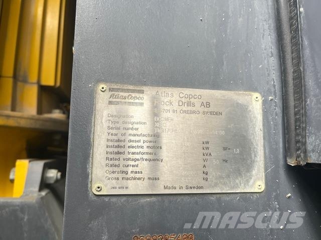 Atlas Copco Boomer XE3C Druga podzemna oprema