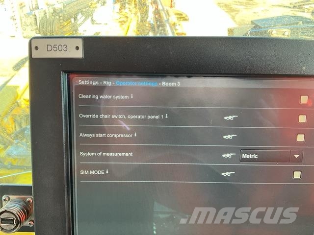 Atlas Copco XE3C Kita požeminė įranga