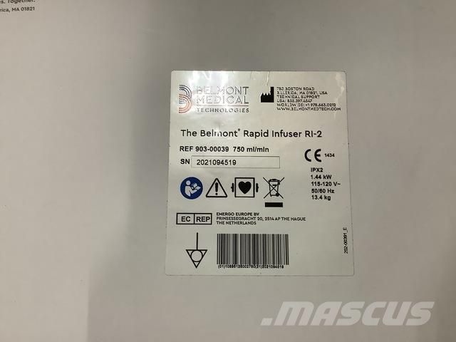 Belmont Medical Technologies RI-2 Būvniecība- Citi