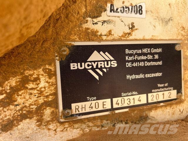 Bucyrus RH40E Rupsgraafmachines