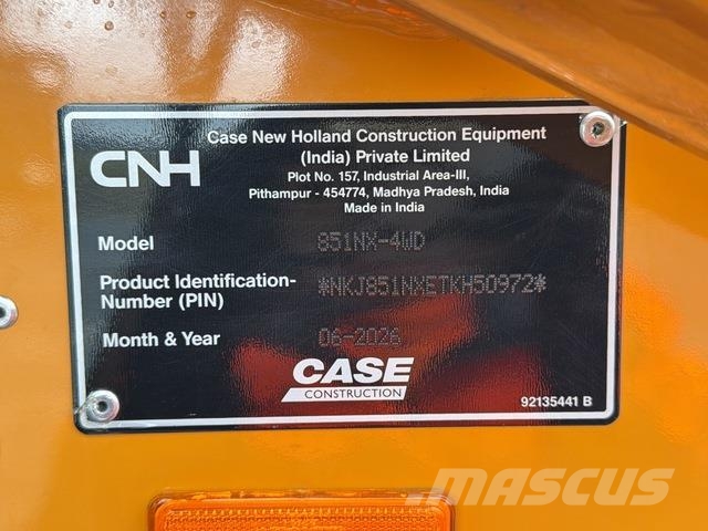 CASE 851NX لوادر ذات جرافات عكسية