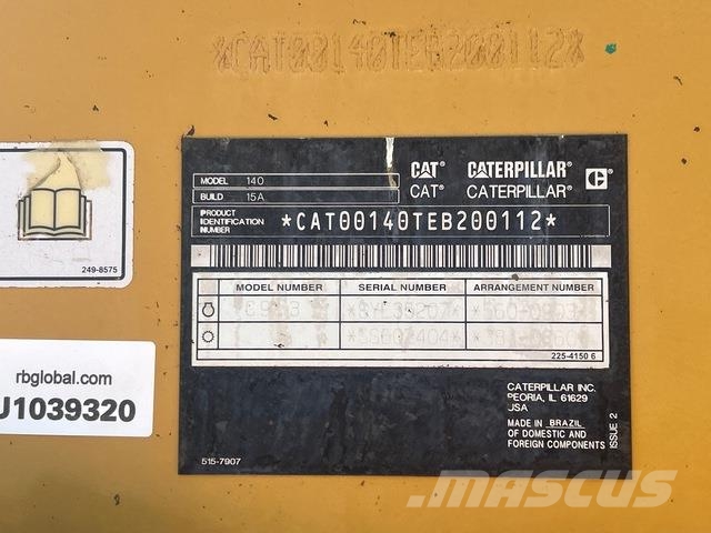CAT 140 Grederji
