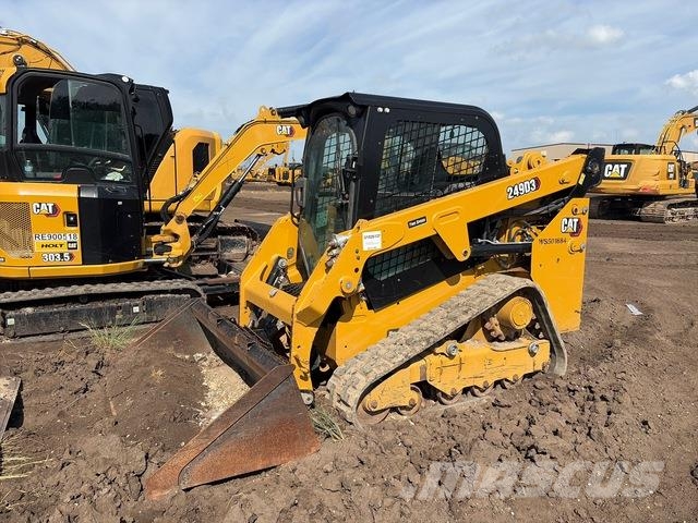 CAT 249D3 Krautuvai su šoniniu pasukimu