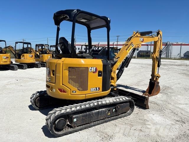 CAT 303.5 CR Vikšriniai ekskavatoriai