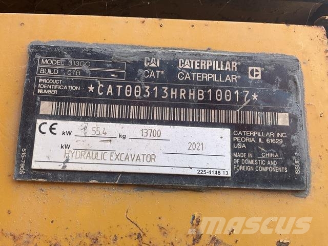 CAT 313GC حفارات زحافة