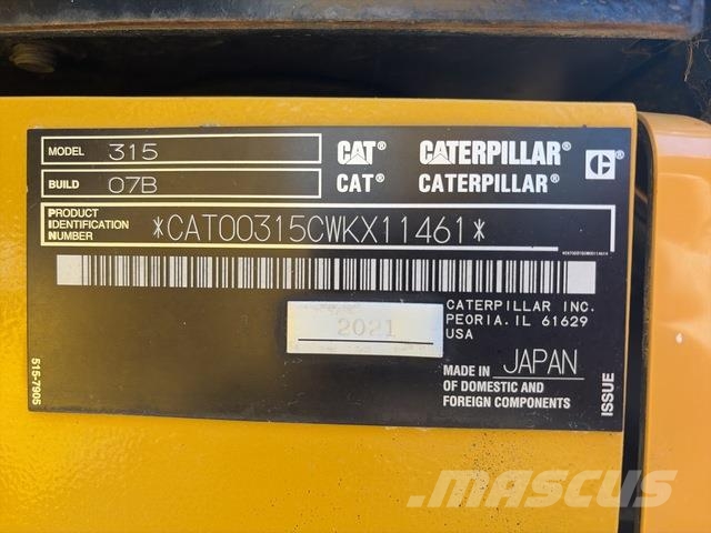 CAT 315 Crawler excavators