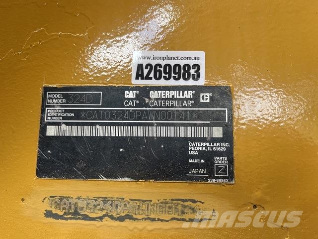 CAT 324D 대형 굴삭기 29톤 이상