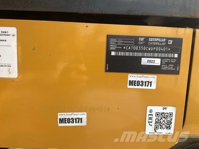 CAT 350 حفارات زحافة