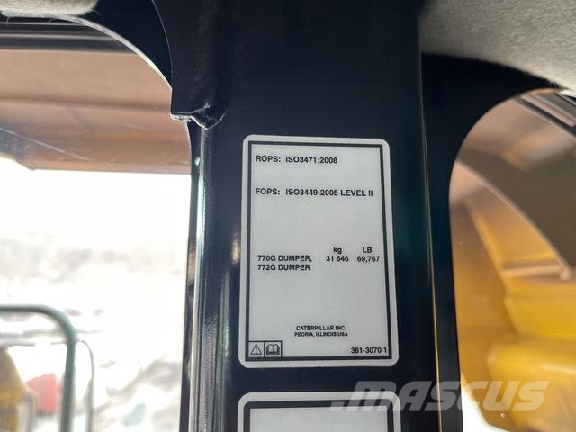 CAT 772G Σπαστό Dump Truck ADT