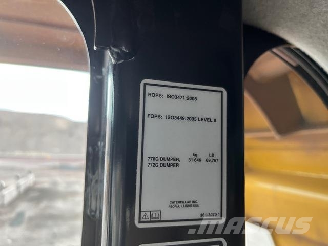 CAT 772G Σπαστό Dump Truck ADT