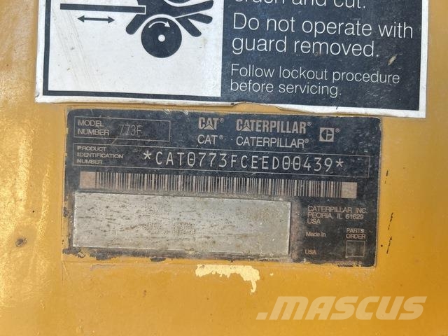 CAT 773F Water bowser