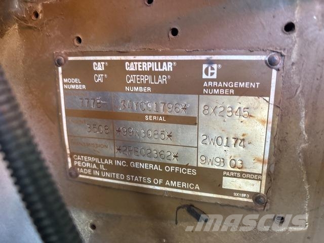 CAT 777B 铰接式自卸车
