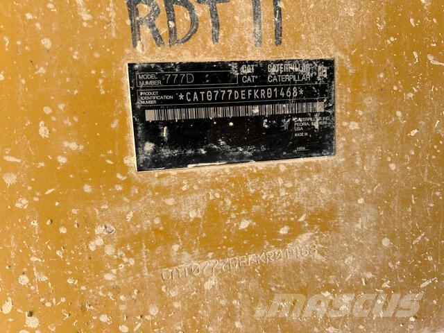 CAT 777D Articulated Dump Trucks (ADTs)