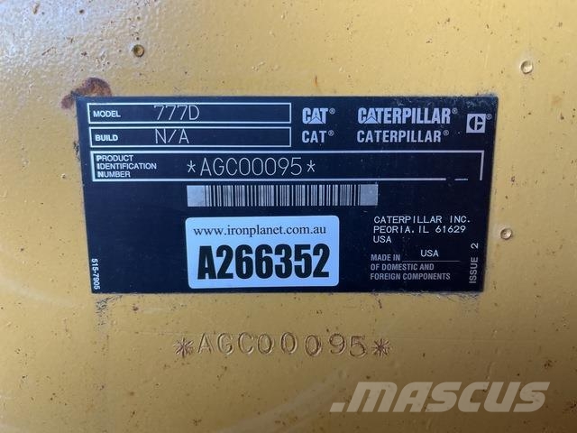 CAT 777D 연결식 홀러