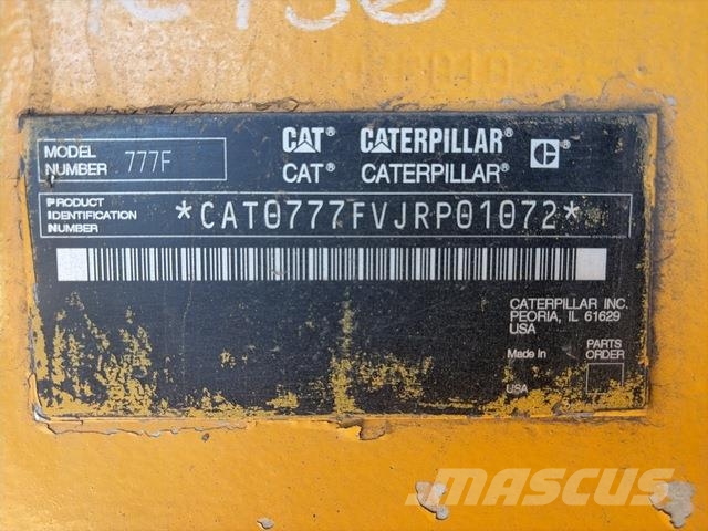 CAT 777F Midjestyrd dumper