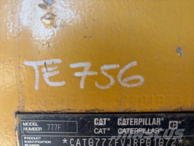 CAT 777F Midjestyrd dumper