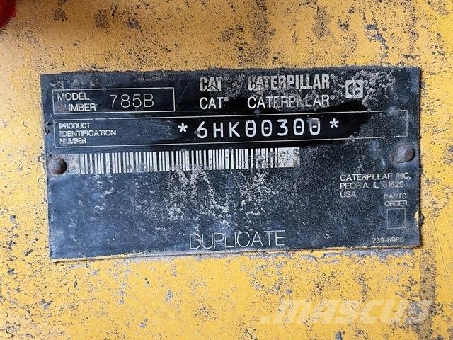 CAT 785B Midjestyrd dumper