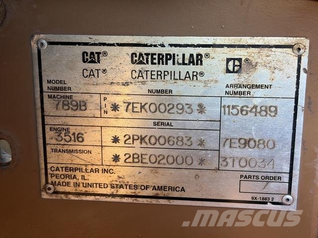 CAT 789B Wozidła przegubowe